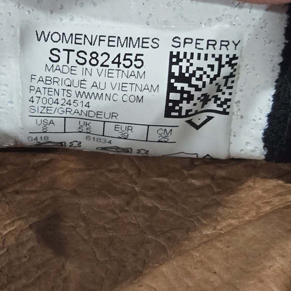 🐢 Sperry Seaport Levy Black Loafer STS82455 Size 8 - Picture 12 of 12